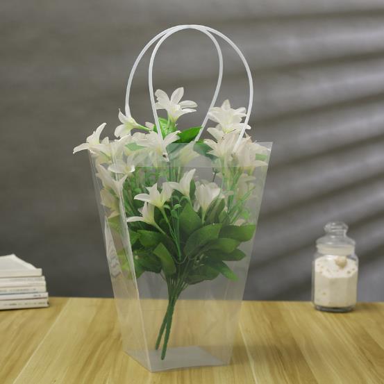 China luxury flower bouquet bags with handle