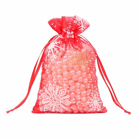 Snowflake Organza Favor Packing Bag Wholesale