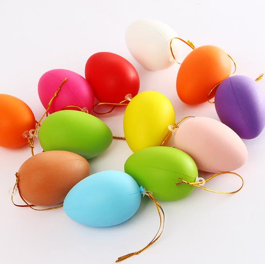 Cheap High Popular Promotional Bright Colorful Plastic Easter Eggs for sale